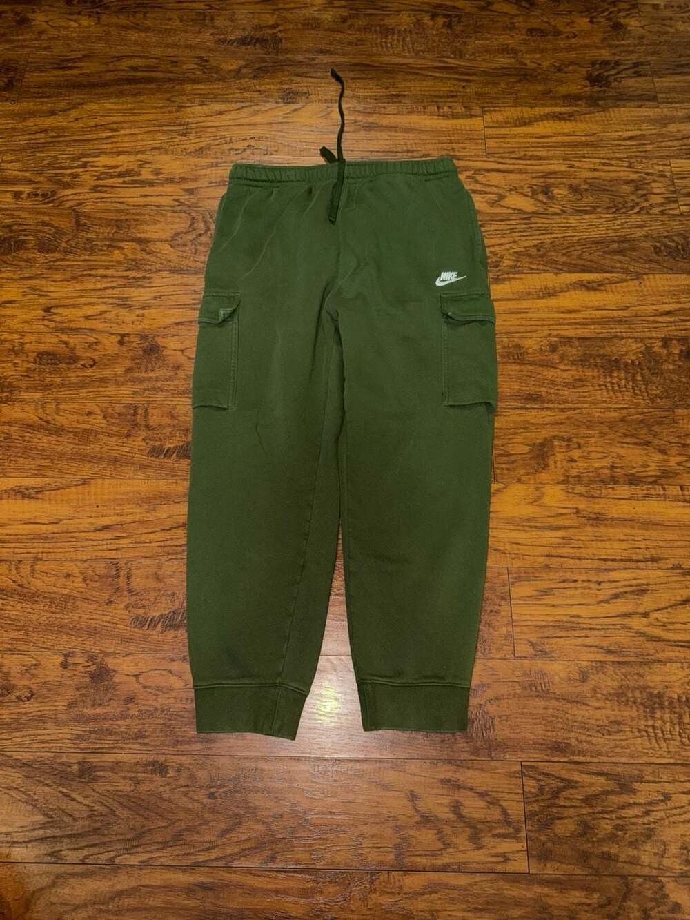 Nike Sportswear Club Fleece Cargo Pants Green Size L